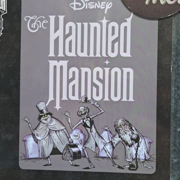 Disney The Haunted Mansion Hitchhiking Ghosts Soft Throw Blanket 46" x 60" New - Picture 2 of 7